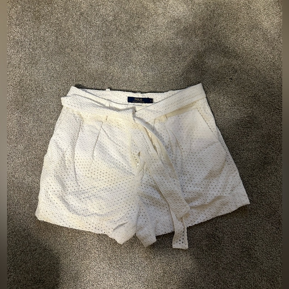 Ralph Lauren eyelet shorts